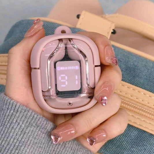 Air31 Smart LED Display Wireless Earbuds + Free Silicone Pouch